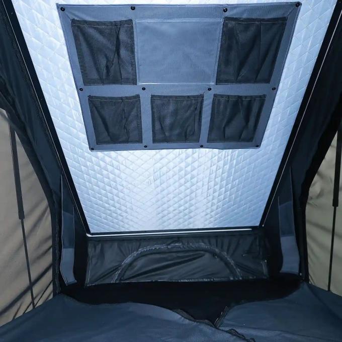 BIENTE Car Top Tent showing spacious interior and panoラムic windows