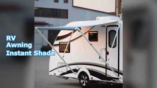 RV Awning Manual Roll Out Shade