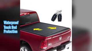 Waterproof Truck Bed Cover Retractable Power Lock